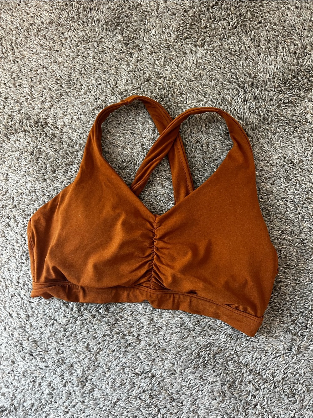 aerie Rust Orange Crossback Bralette